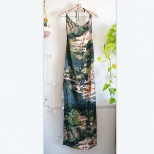 RANGEL Thalia Slip Maxi Dress in Riviera